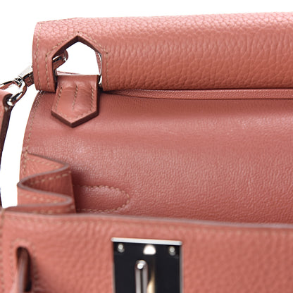Hermes Taurillon Clemence Jypsiere 28 Rose Thè 14 of 20