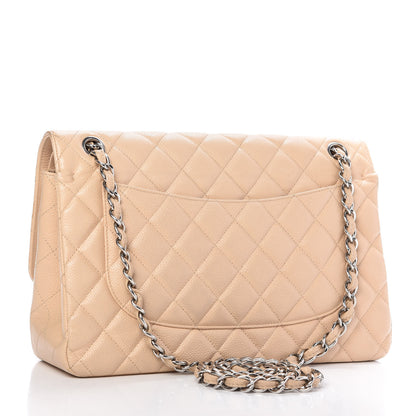 Chanel Caviar Quilted Jumbo Double Flap Beige Clair 4 of 14