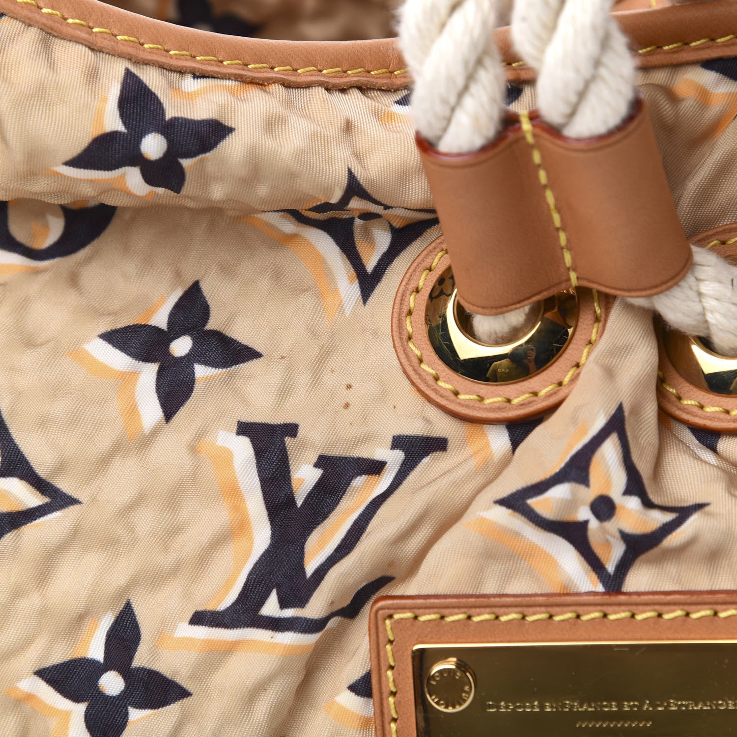 Louis Vuitton Canvas Monogram Cruise Bulles MM Natural 11 of 12