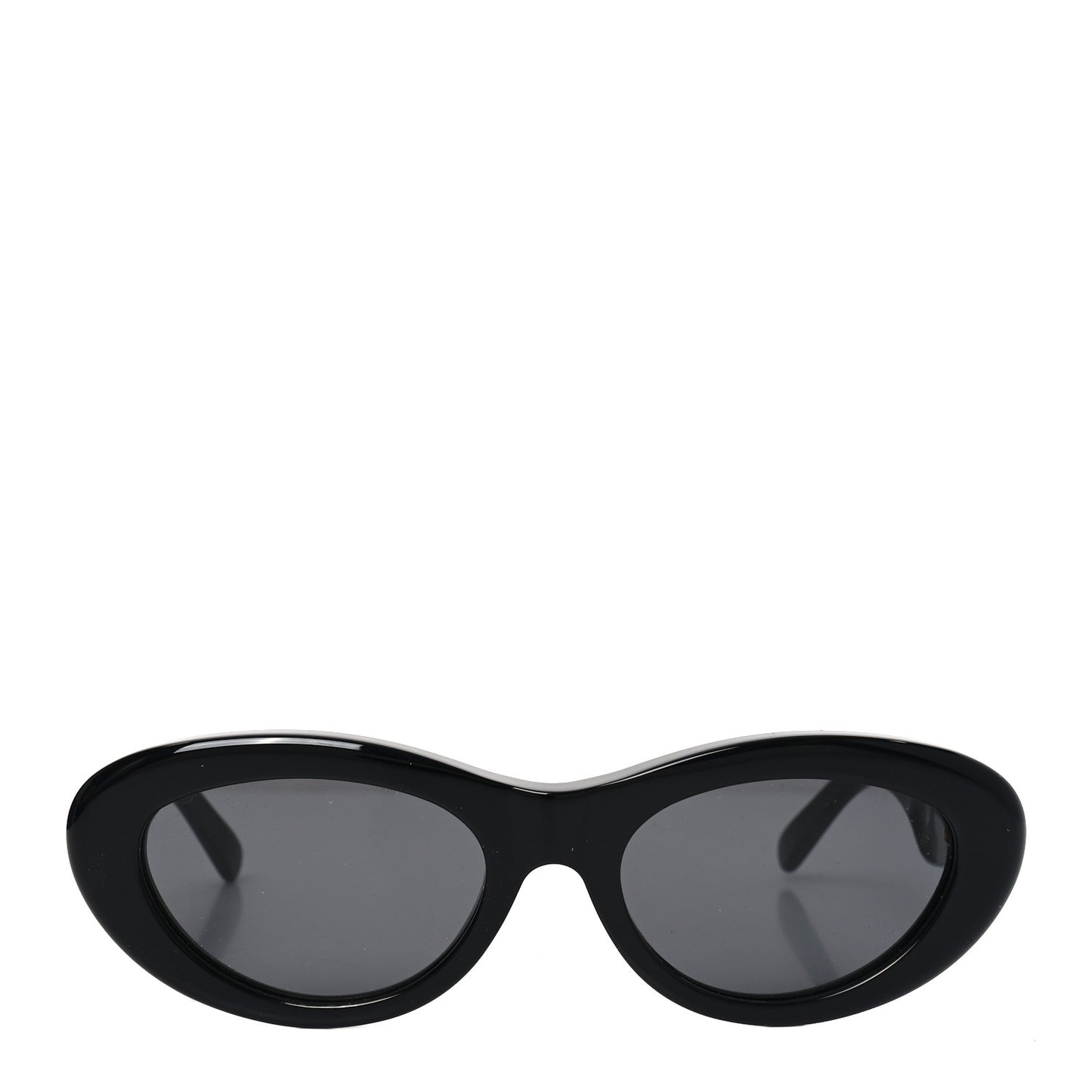 Acetate LV Oval Sunglasses Z1981W Black
