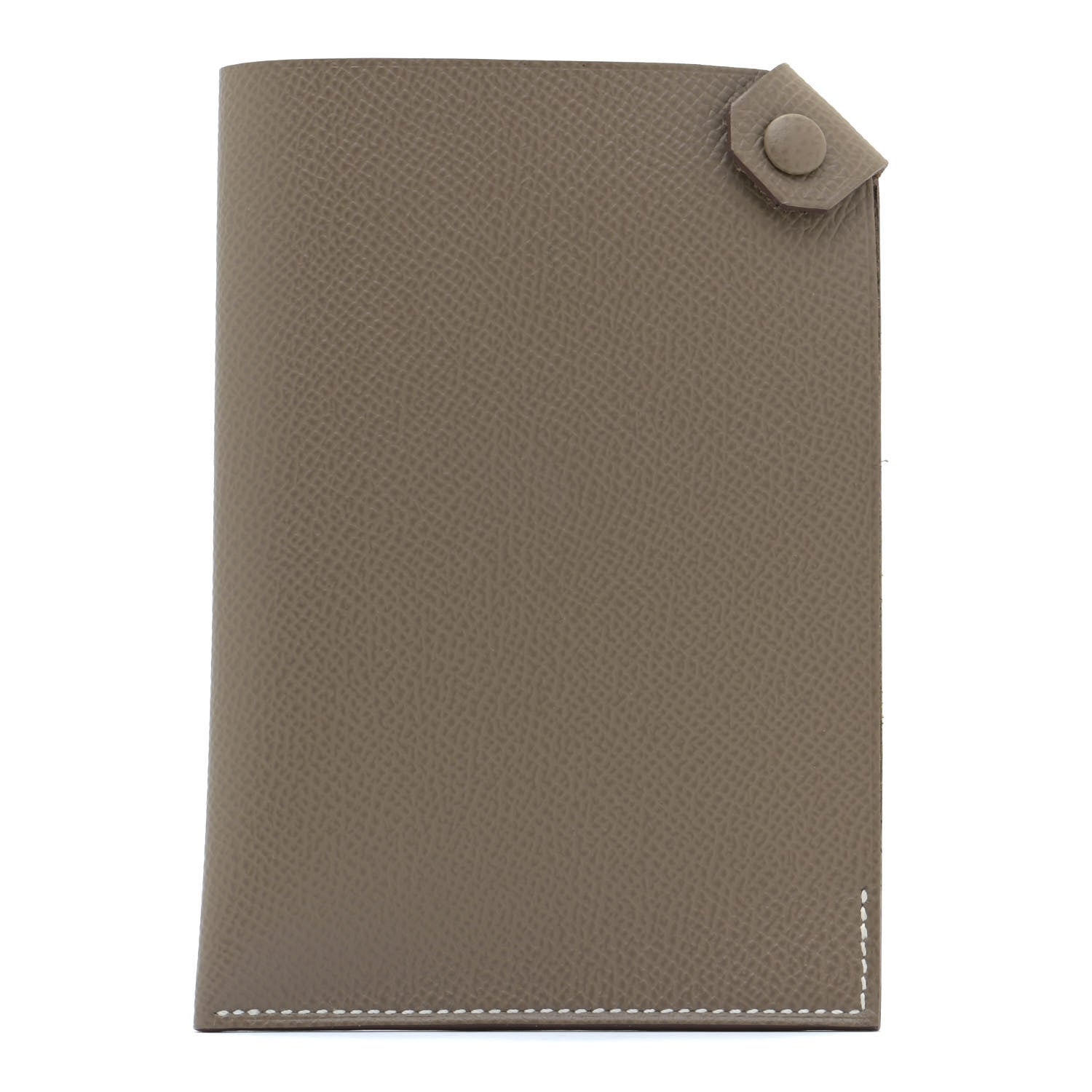 Hermes Epsom Tarmac PM Passport Holder Etoupe 1 of 9