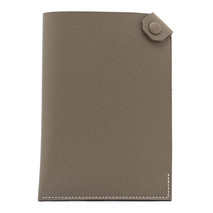 Hermes Epsom Tarmac PM Passport Holder Etoupe 1 of 9
