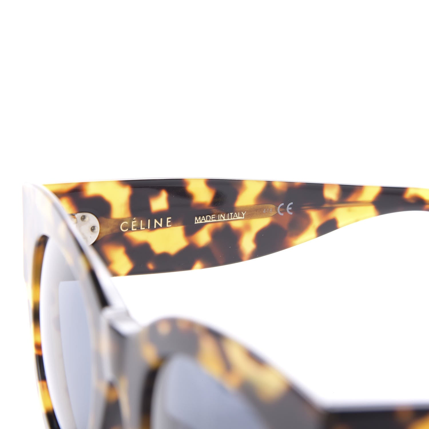 Celine Sunglasses CL 40008F Tortoise 5 of 7