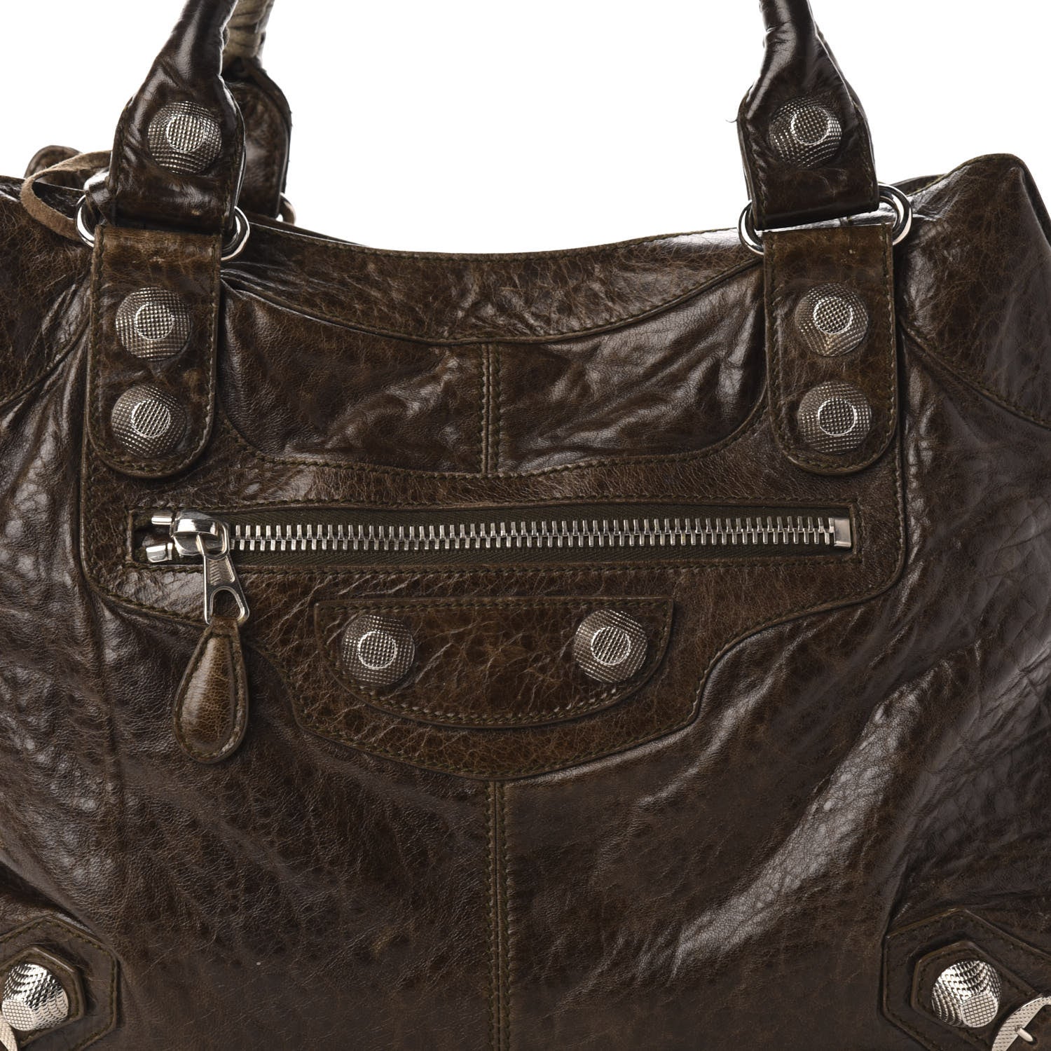 Balenciaga Agneau Giant 21 Silver Hardware Hardware Brief Charbon 13 of 14