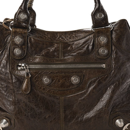 Balenciaga Agneau Giant 21 Silver Hardware Hardware Brief Charbon 13 of 14