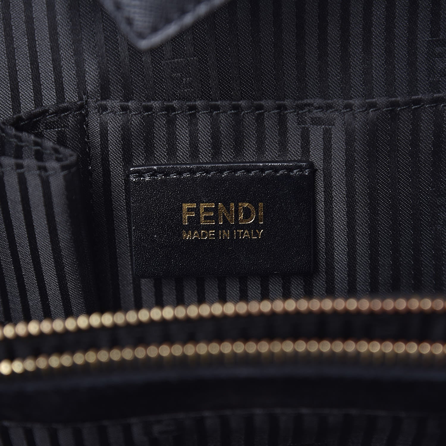 Fendi Vitello Elite Regular 2Jours Tote Black 6 of 9