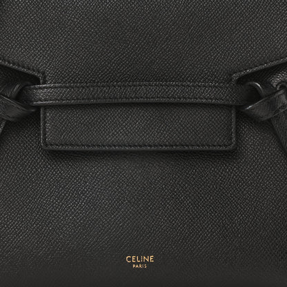 Celine Grained Calfskin Nano Belt Bag Black 7 of 9