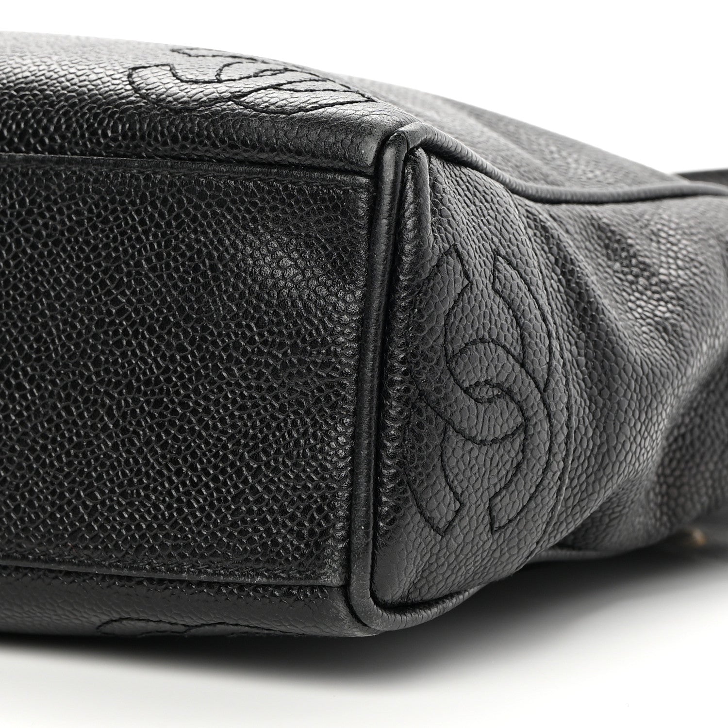 Chanel Caviar CC Shoulder Bag Black 9 of 12