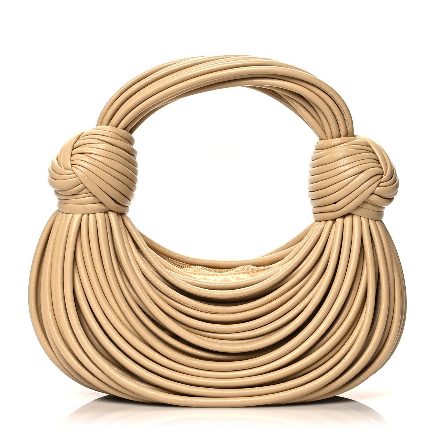 Bottega Veneta Nappa Mini Tubular Double Knot Porridge 1 of 9