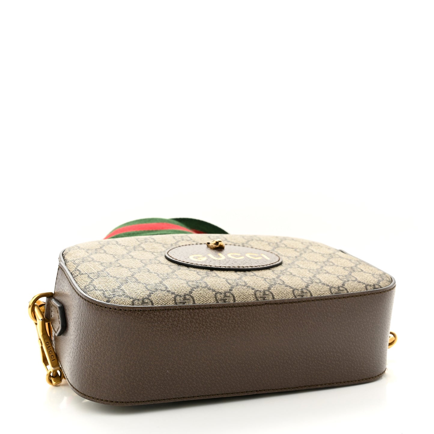 GG Supreme Monogram Web Neo Vintage Shoulder Bag Beige New Acero Crop