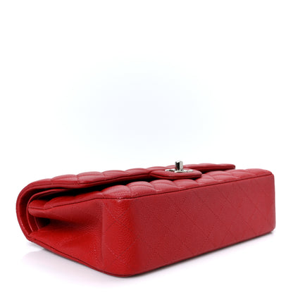 Chanel Caviar Quilted Medium Double Flap Red 3 of 10