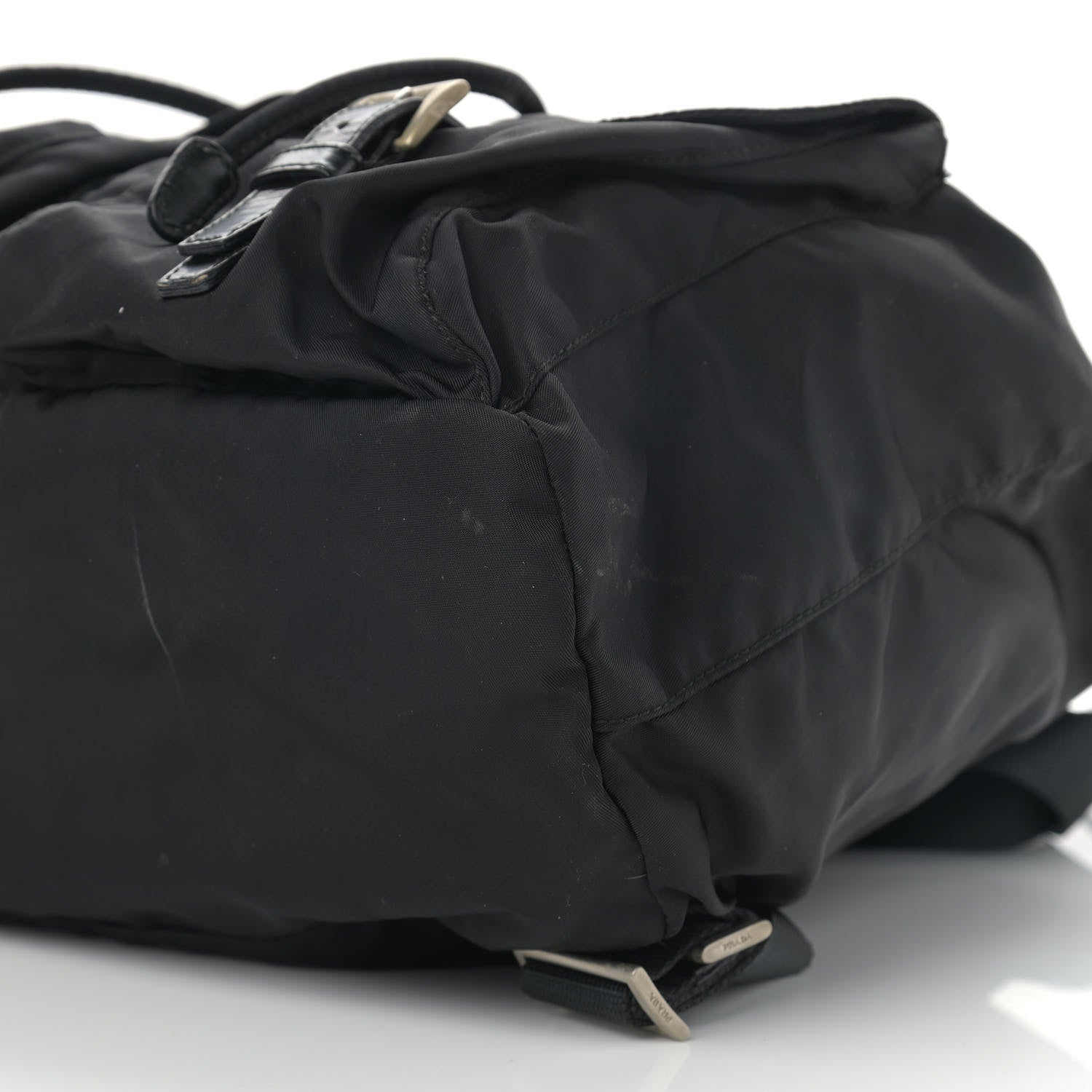 Prada Nylon Vela Medium Backpack Black 10 of 13