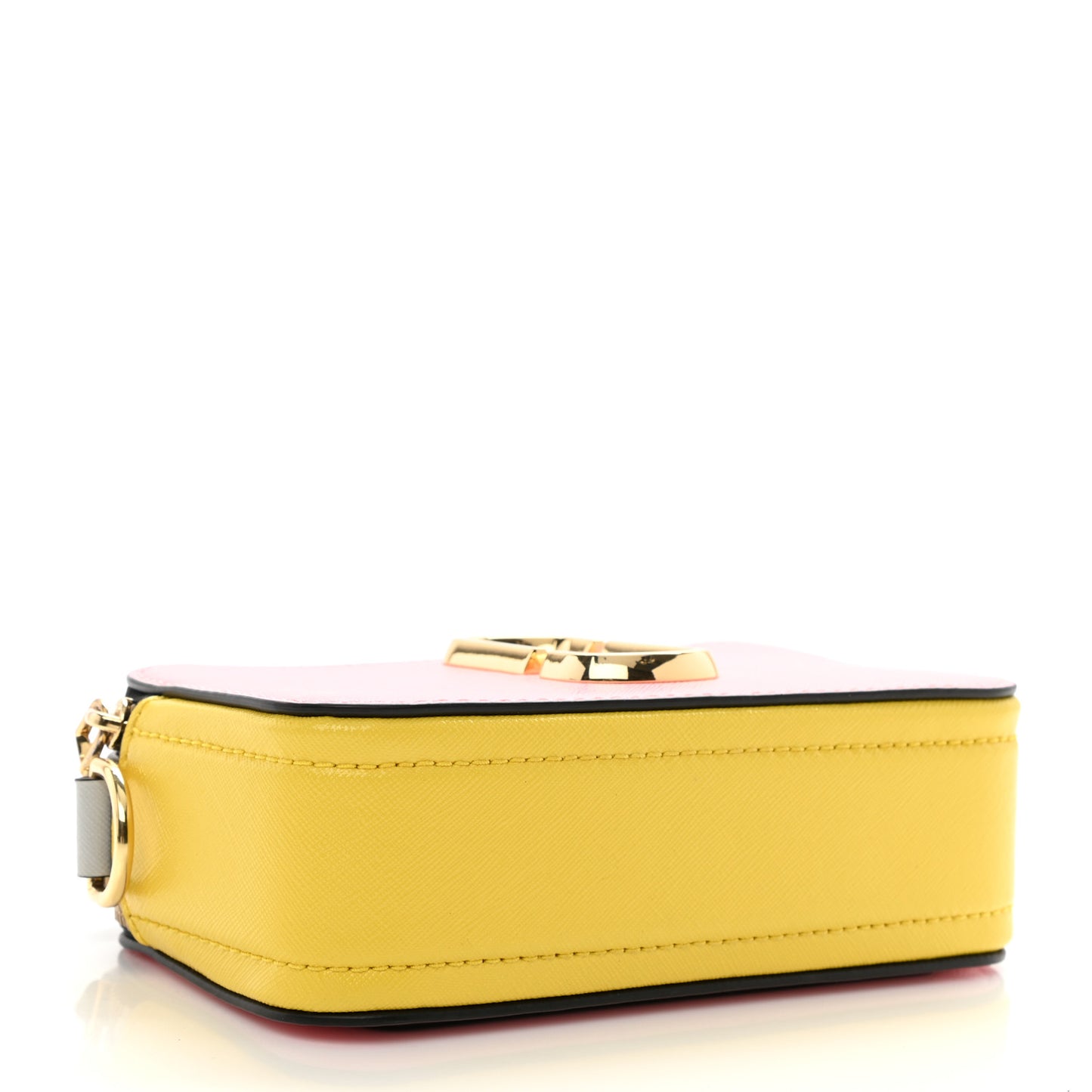 Saffiano Small Snapshot Camera Bag Baby Pink Multicolor