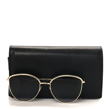Chanel Metal Crystal Sunglasses 4258-B  Gold 7 of 7
