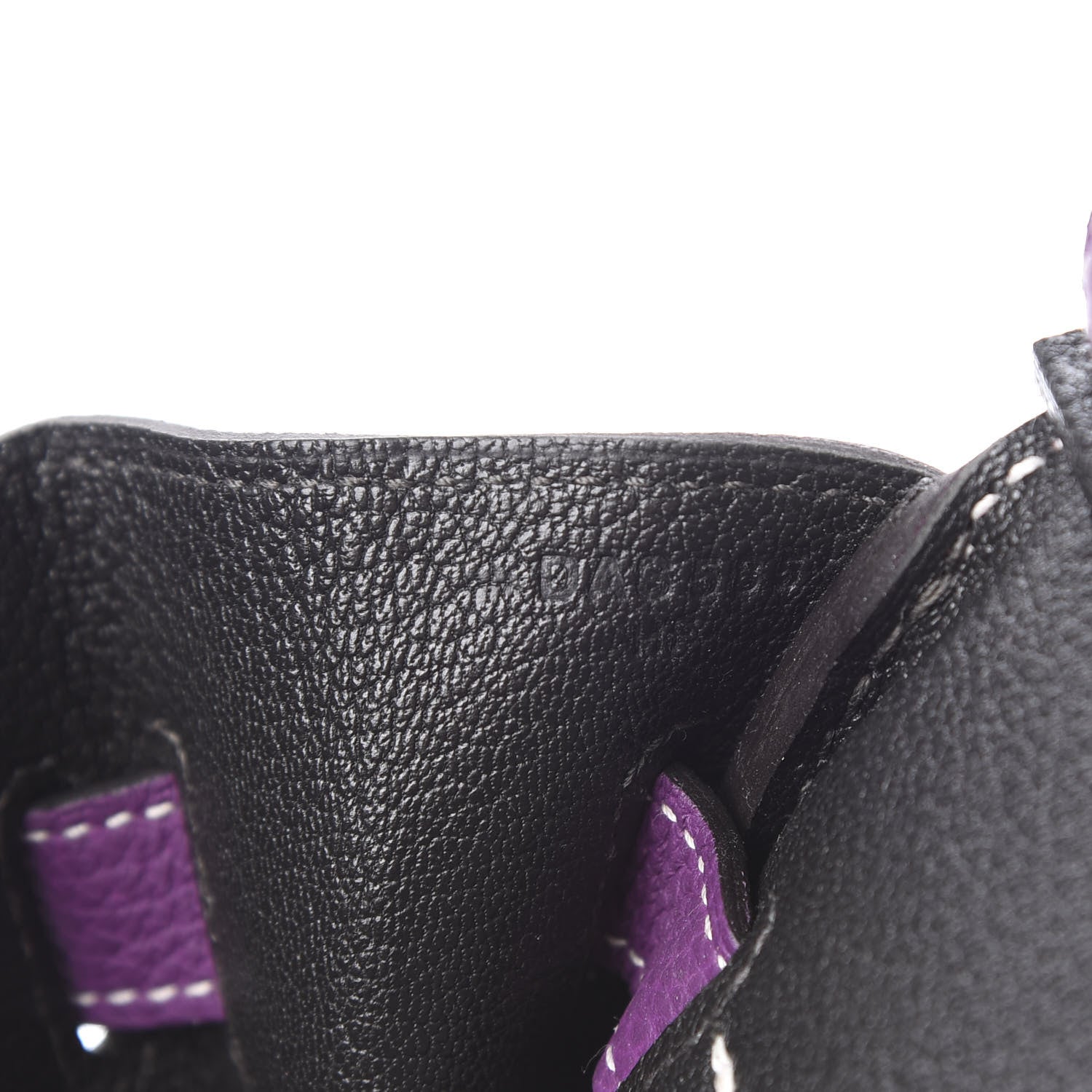 Hermes Togo Horseshoe Birkin 30 Anemone Charcoal 7 of 11