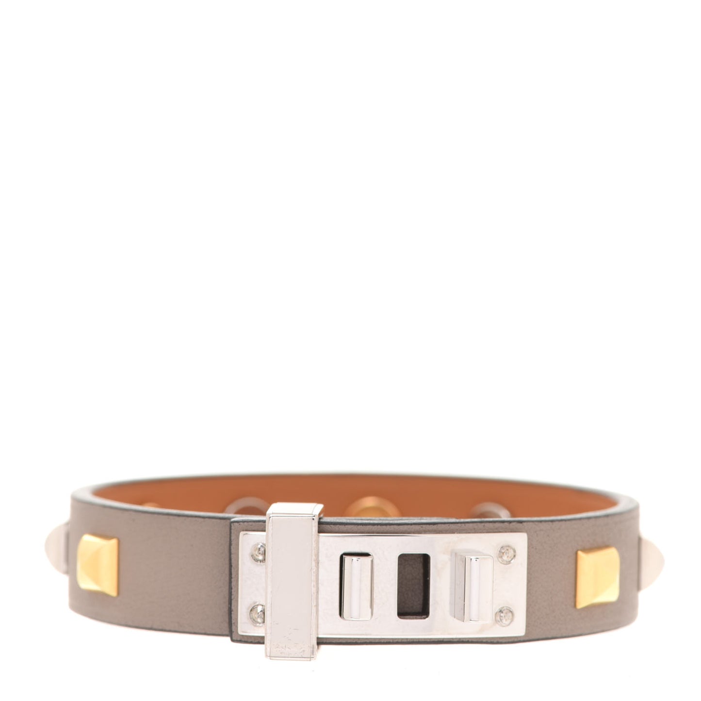 Swift Mini Dog Clous Carres Bracelet T1 Gris Asphalte