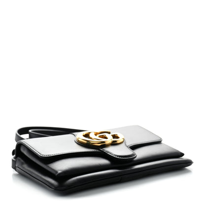 Gucci Vitello Palmellato Lux Small Arli Flap Shoulder Bag Black 3 of 9