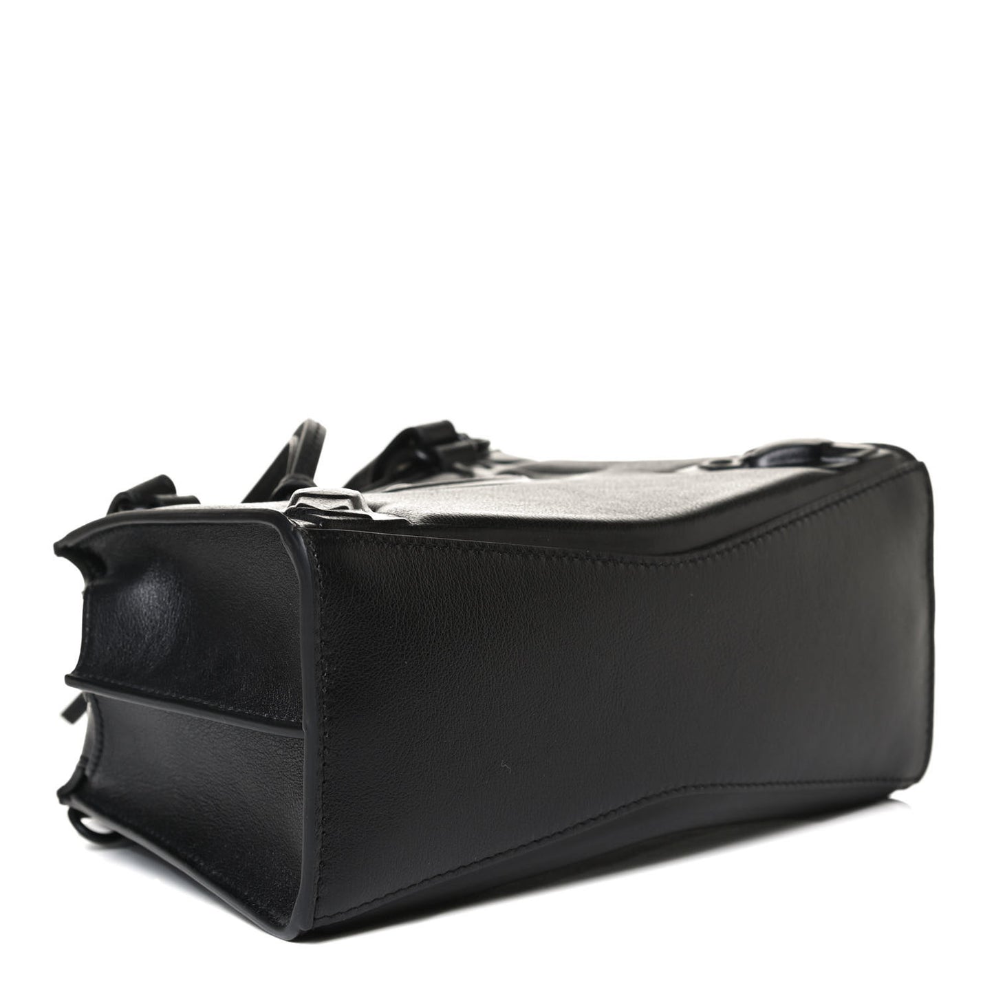 Cake Calfskin Tonal Hardware Mini Neo Classic City Black