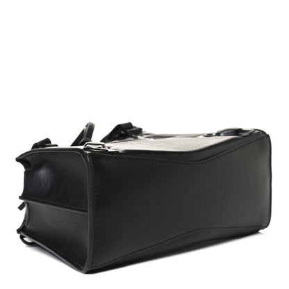Balenciaga Cake Calfskin Tonal Hardware Mini Neo Classic City Black 4 of 12