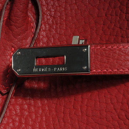 Hermes Fjord Birkin 35 Rouge Vif 9 of 12
