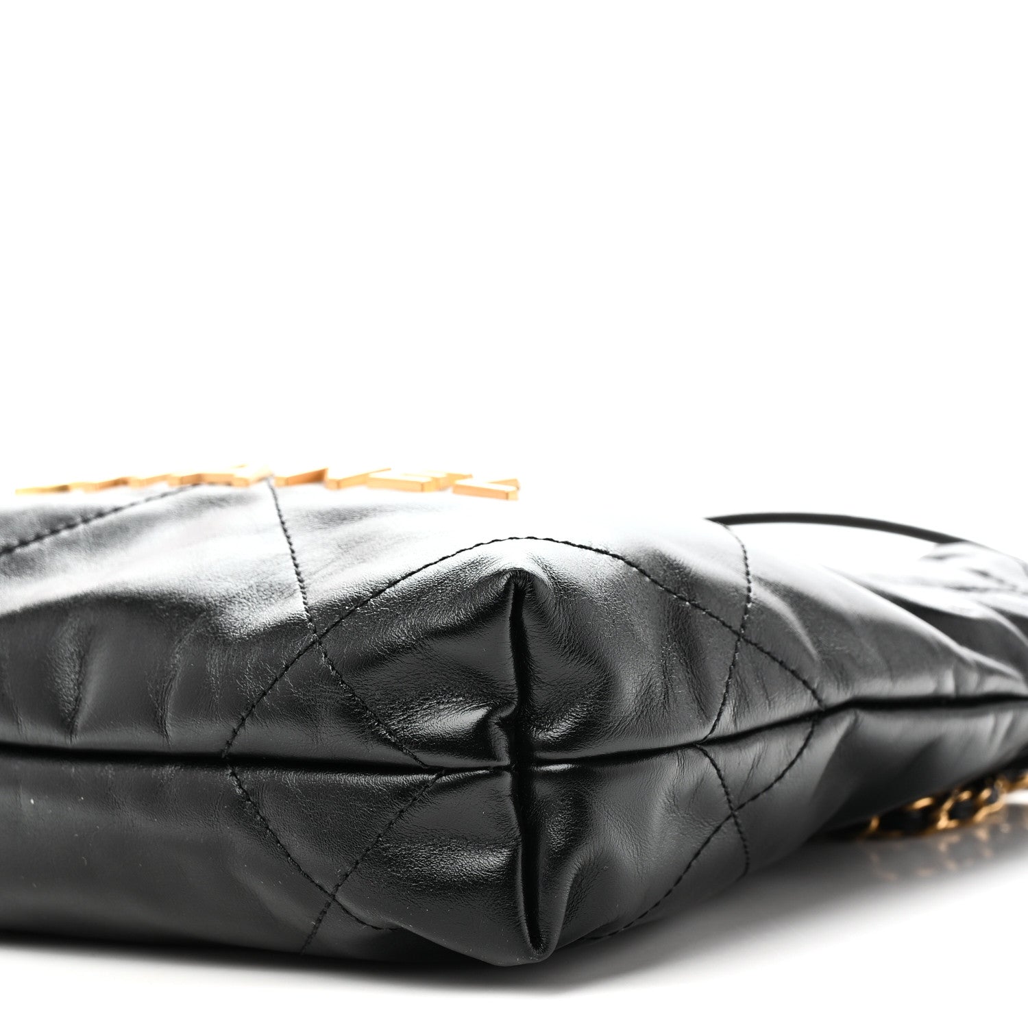 Chanel Shiny Calfskin Quilted Mini Chanel 22 Black 10 of 10