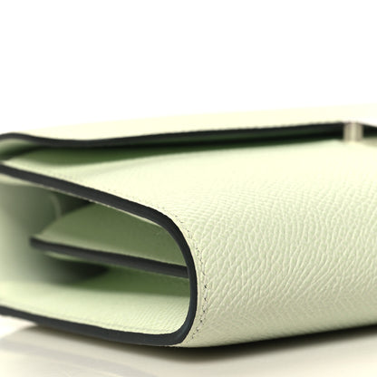 Hermes Epsom Constance Long To Go Wallet Vert Fizz 10 of 11