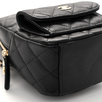 Chanel Caviar Quilted CC Mini Classic Backpack Black 8 of 9