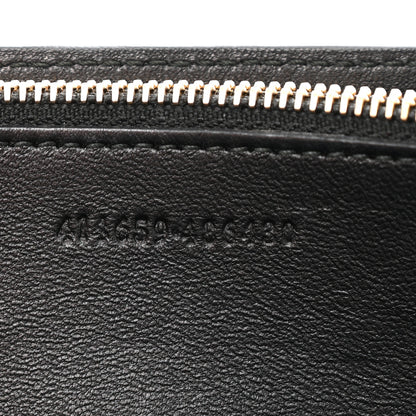 Alexander McQueen Pebbled Calfskin Skull Wallet on Chain Black 8 of 14