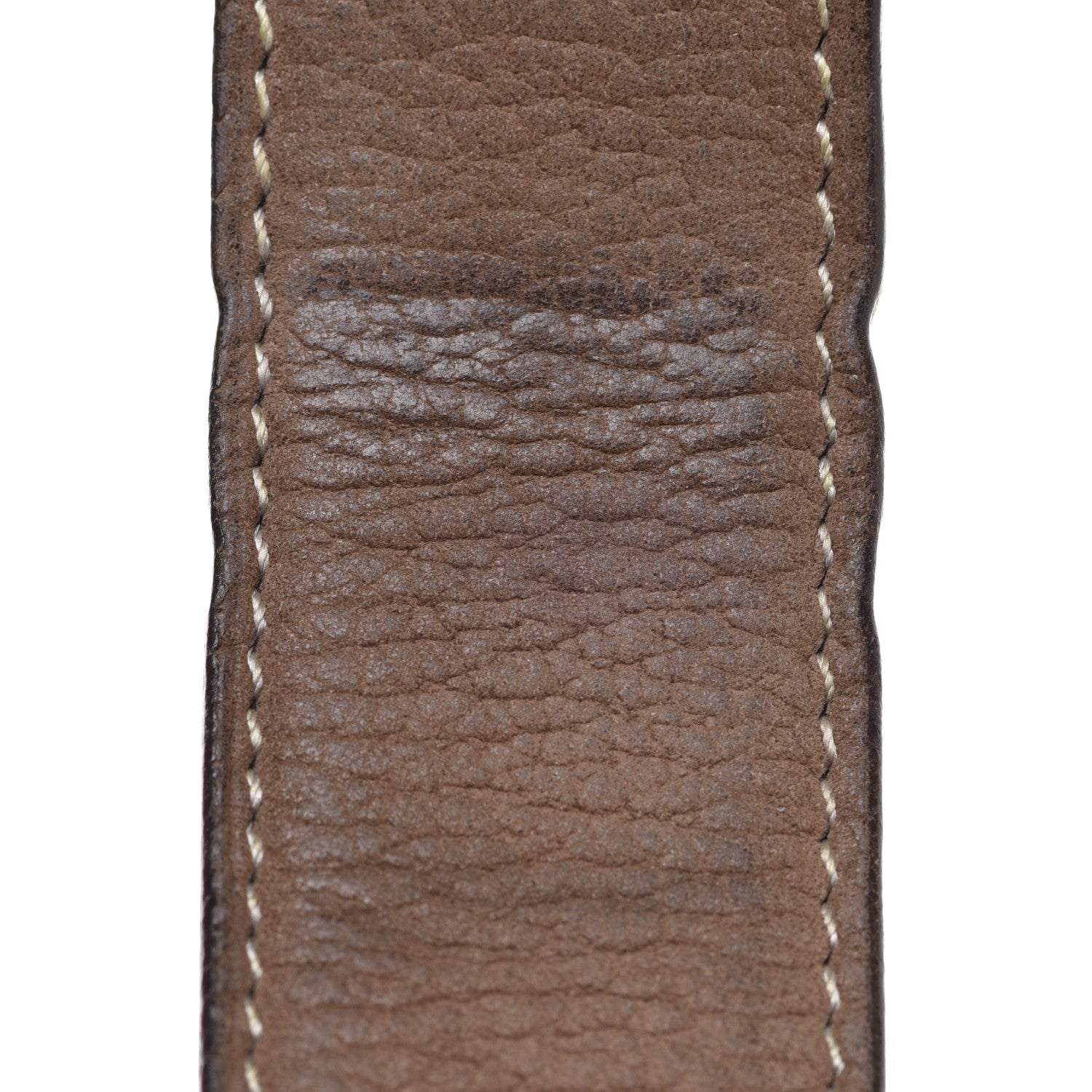 Hermes Taurillon Clemence 32mm Cadena H Belt 90 Chocolate 9 of 9