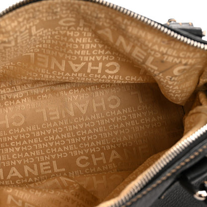 Chanel Calfskin Small Tassel Bowler  Black 5 of 15