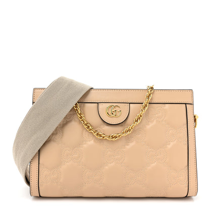 Gucci Calfskin GG Matelasse Small Slim Chain Shoulder Bag Naturale 1 of 12