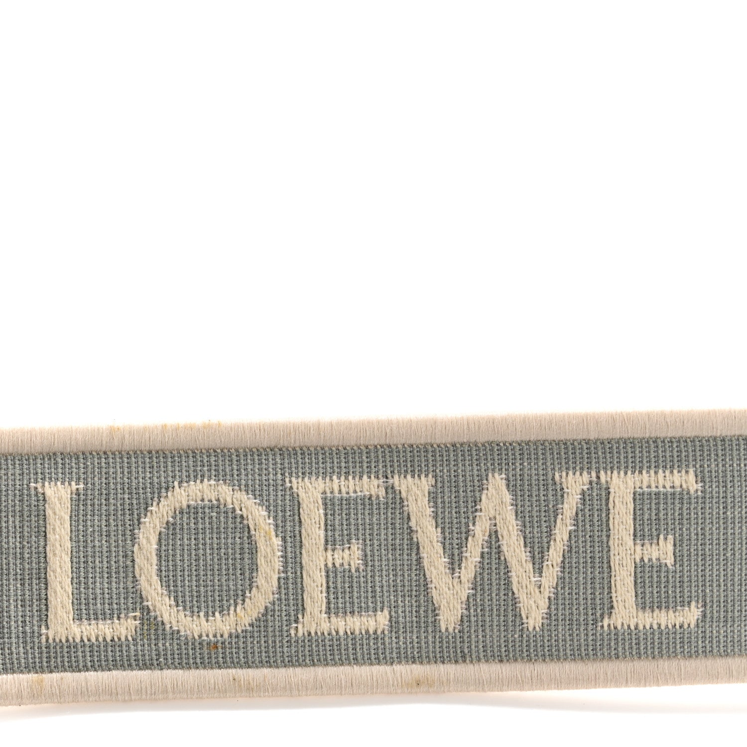 Loewe Calfskin Jacquard Anagram Luna Strap Ash Grey 6 of 6