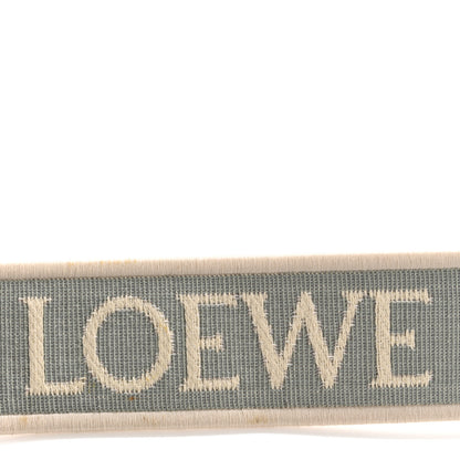 Loewe Calfskin Jacquard Anagram Luna Strap Ash Grey 6 of 6