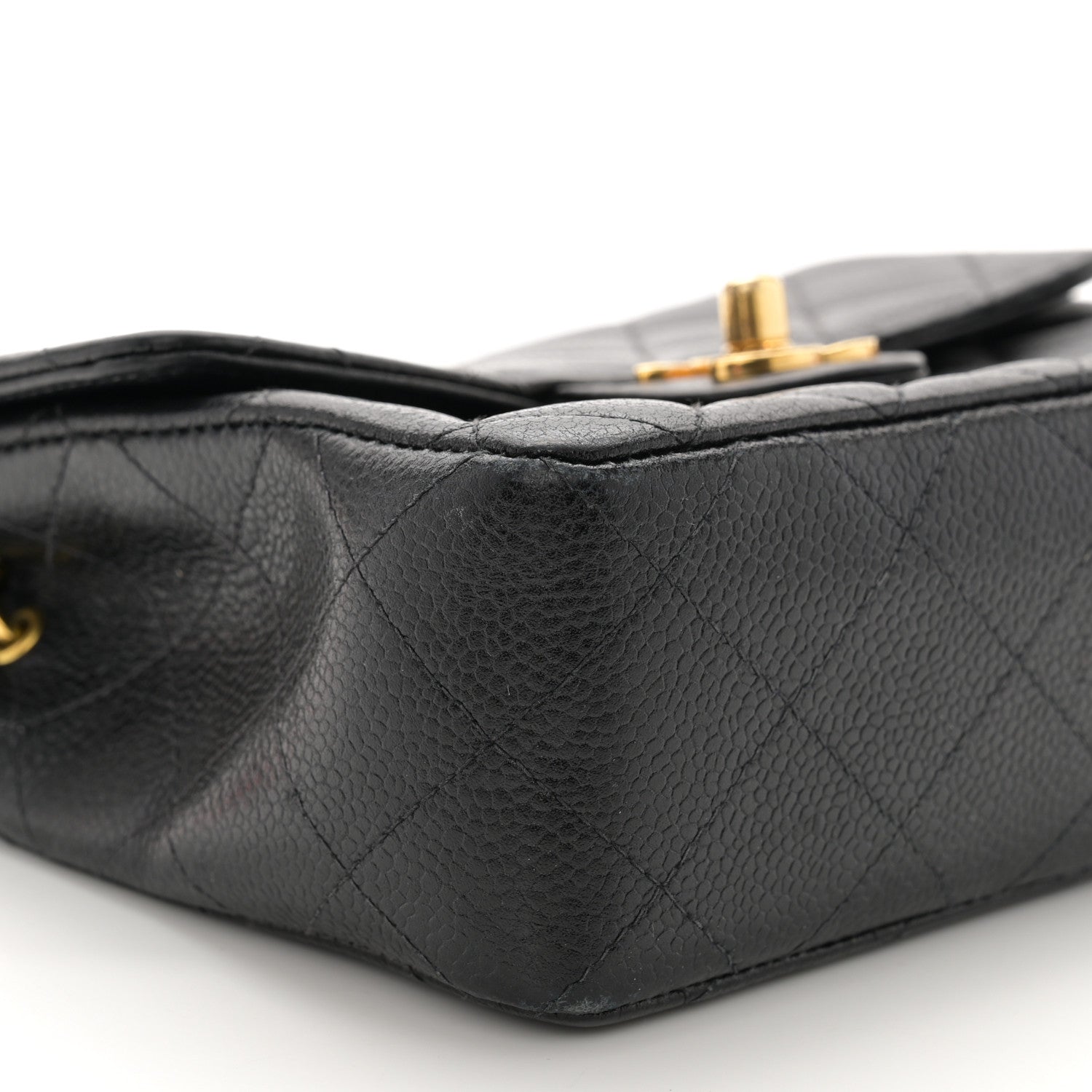 Chanel Caviar Quilted Mini Square Flap Black 11 of 14