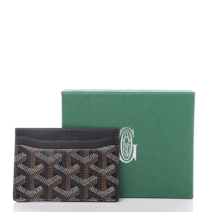 Goyard Goyardine Saint Sulpice Card Holder Black 6 of 6