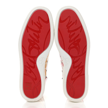 Christian Louboutin Patent Graffiti Rantus Orlato Sneakers 41 White Multicolor 5 of 11