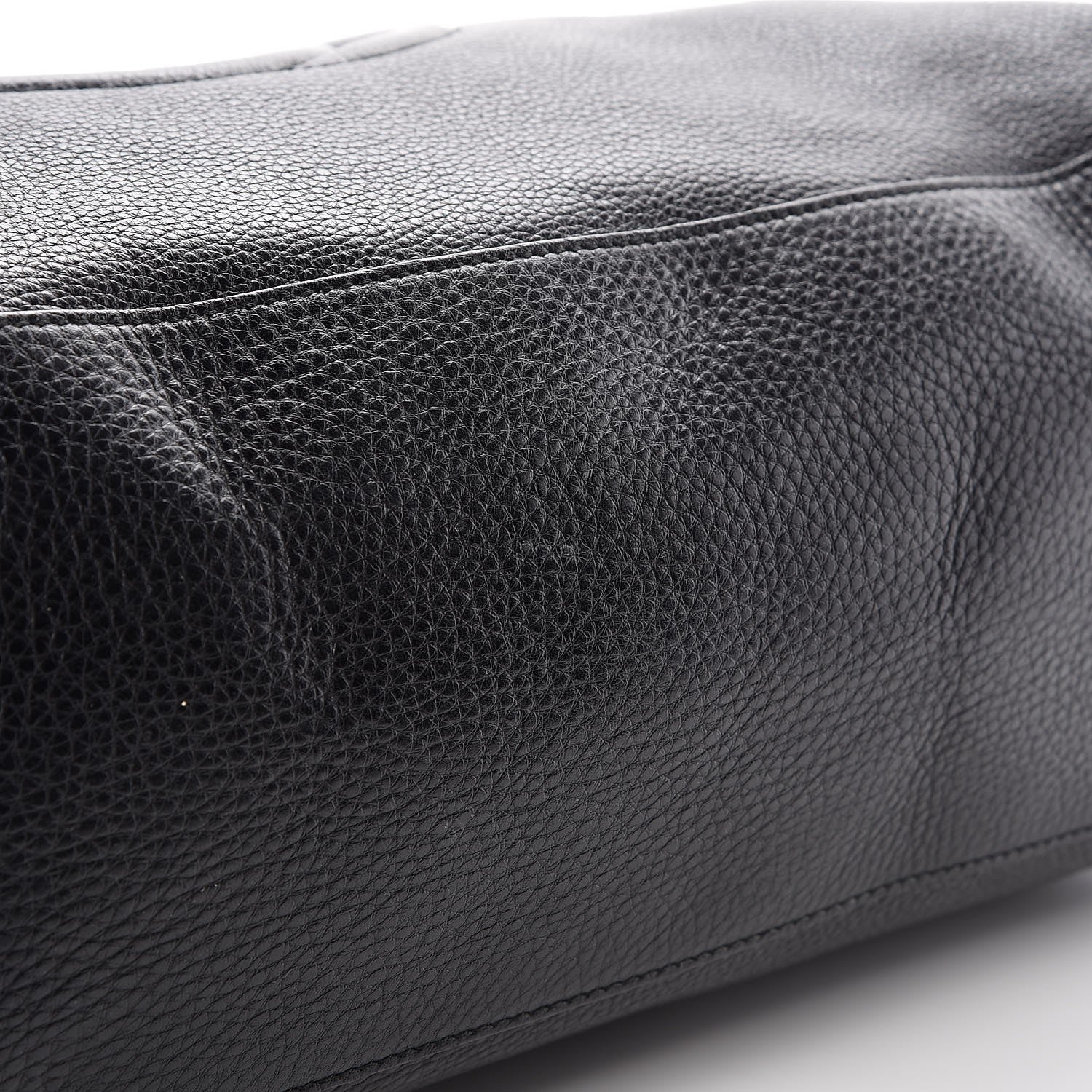 Gucci Pebbled Calfskin Medium Soho Chain Shoulder Bag Black 8 of 9