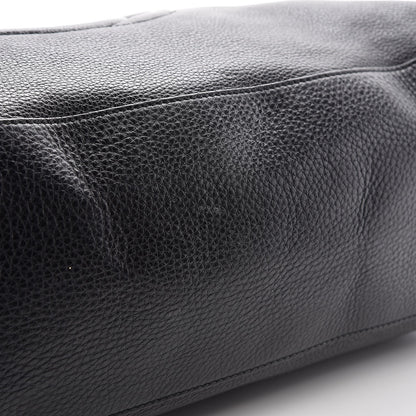 Gucci Pebbled Calfskin Medium Soho Chain Shoulder Bag Black 8 of 9