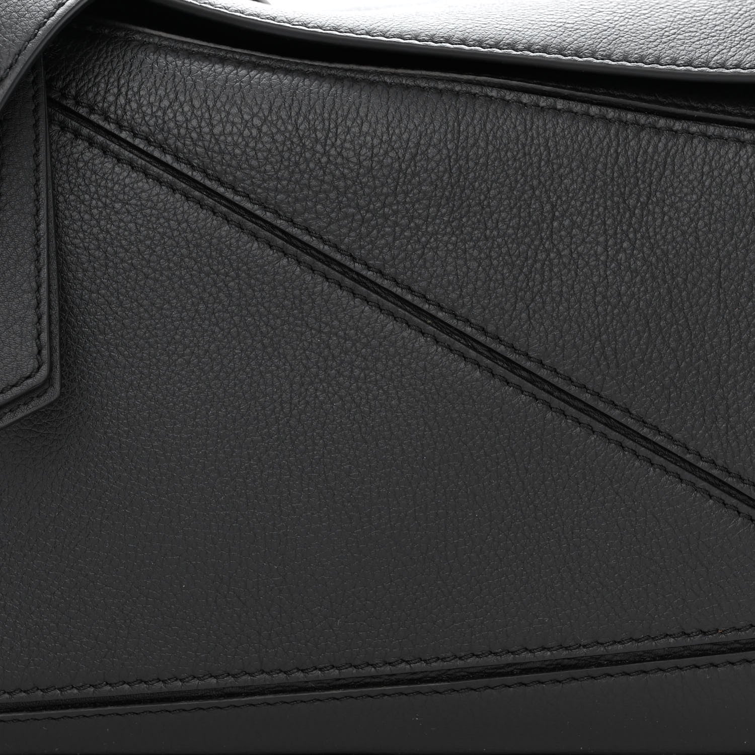 Loewe Calfskin Small Puzzle Bag Black 8 of 10