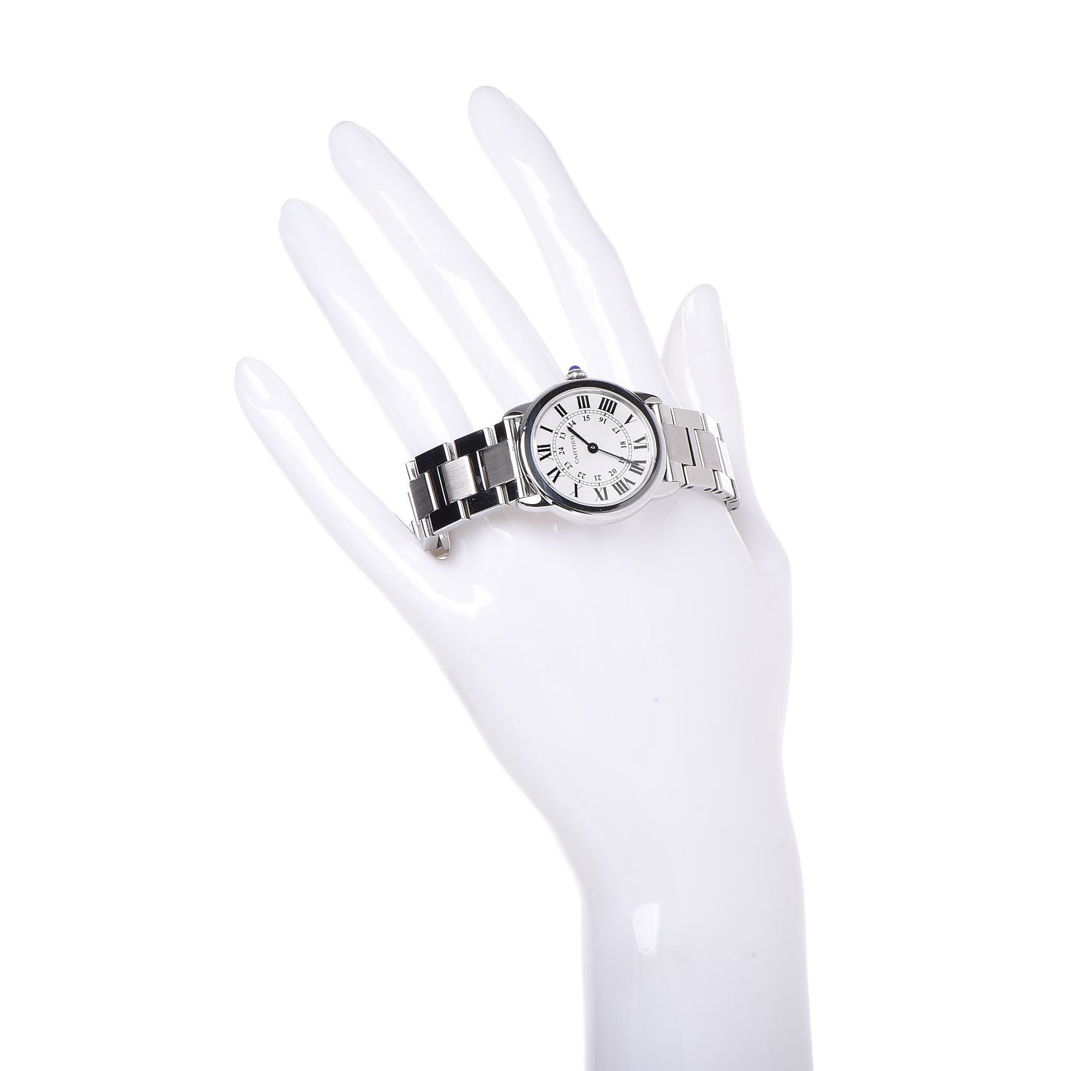 Cartier Stainless Steel 29mm Ronde Solo Quartz Watch 2 of 9