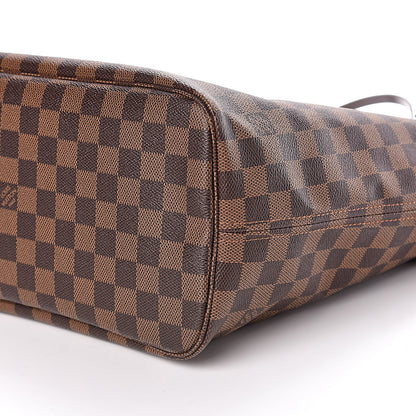 Louis Vuitton Damier Ebene Neo Neverfull MM Rose Ballerine 8 of 9