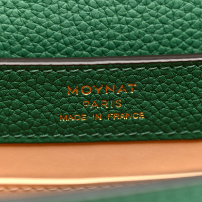Moynat Taurillon Blush Rejane BB Emerald 6 of 10