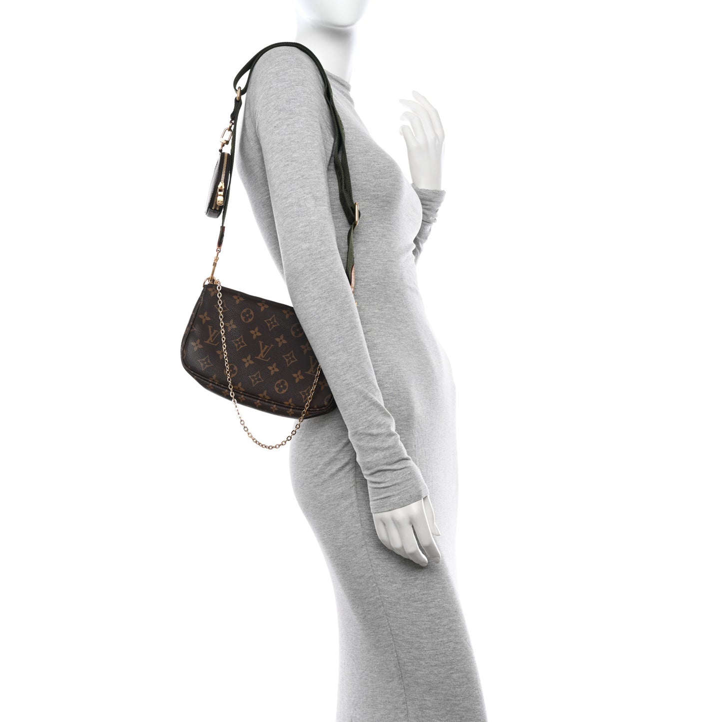 Monogram Multi Pochette Accessories Kaki