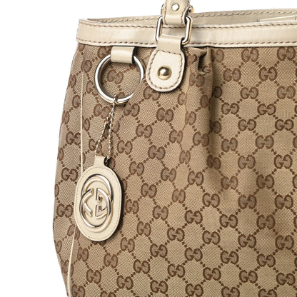 Gucci Monogram Medium Sukey Top Handle Tote Off White 9 of 21