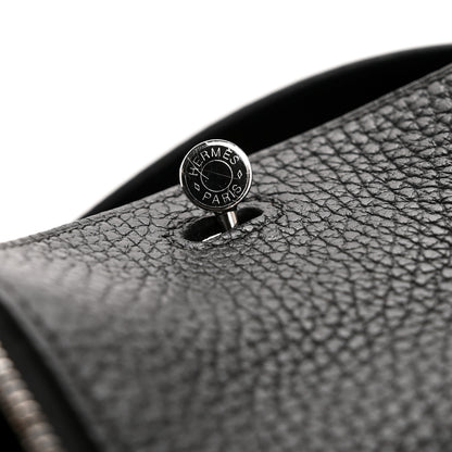 Hermes Taurillon Clemence Mini Lindy 20 Black 22 of 27