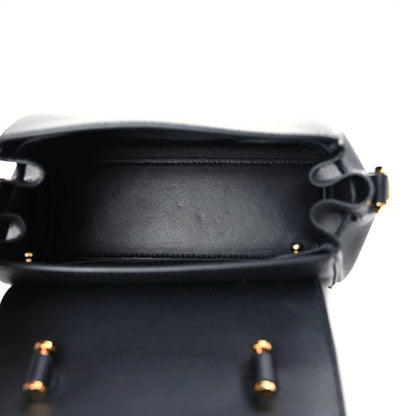 Versace Grained Calfskin Medusa Small Top Handle Handbag Black 8 of 9