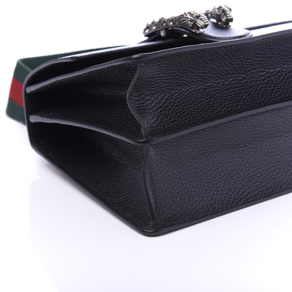 Gucci Dollar Calfskin Crystal Web Medium Dionysus Bamboo Top Handle Bag Black Black Diamond 6 of 13