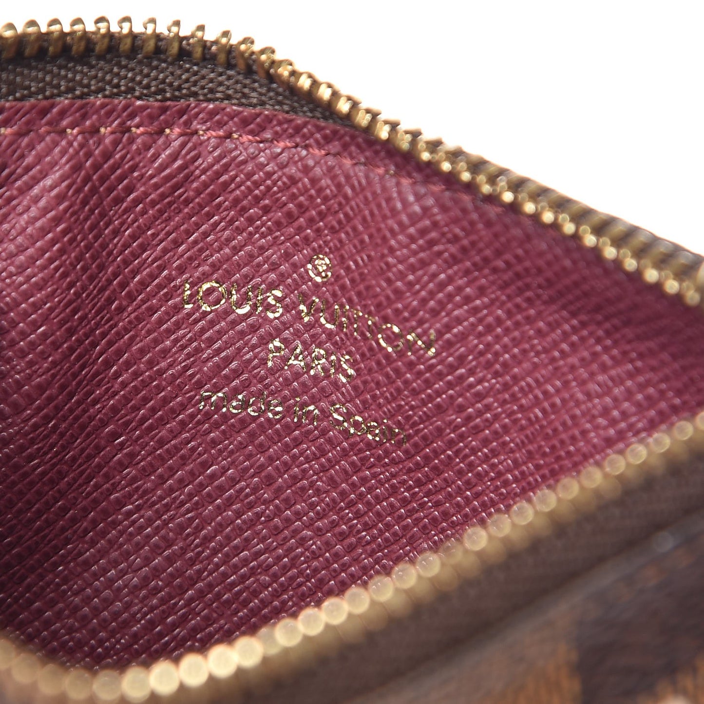 Damier Ebene Scribe Affiche Key Pouch
