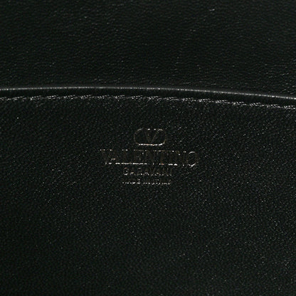 Valentino Garavani Nappa Rockstud Spike Hobo Black 6 of 9