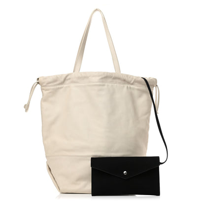 Saint Laurent Lambskin West Shopping Bag Crema Soft 1 of 11